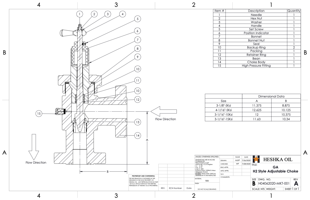 H04062020-MKT-001 H2 Choke Assembly GA